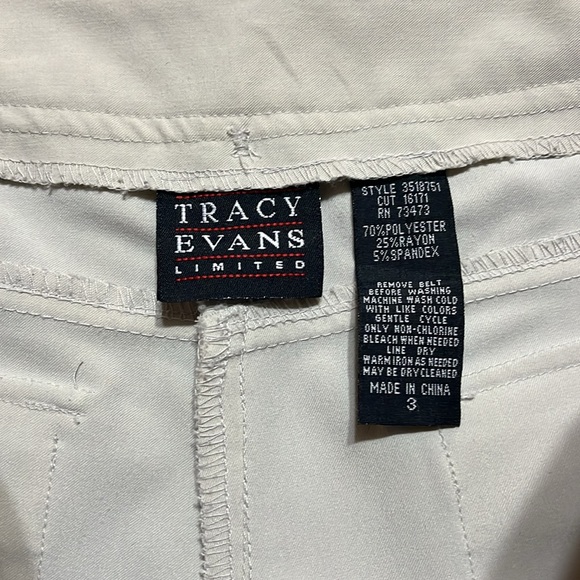 Tracy Evans size 3 cream color pants - Picture 9 of 10